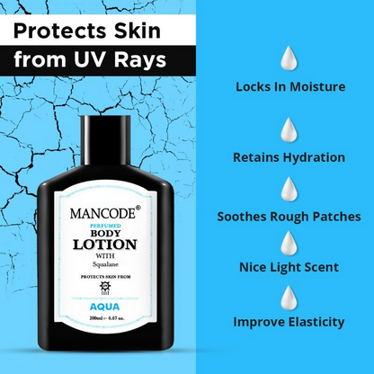 Mancode Perfumed Body Lotion With Squalane
