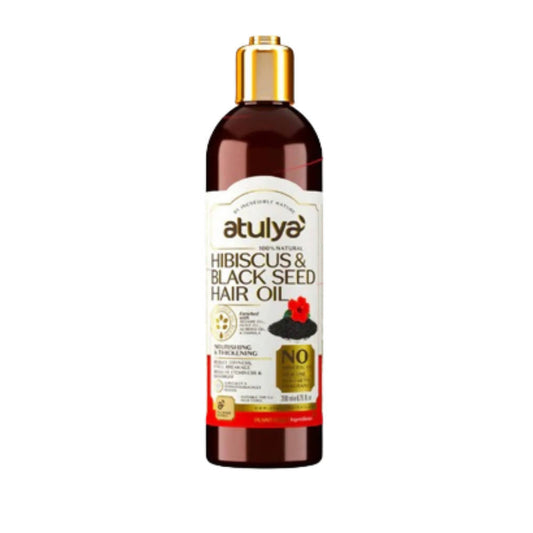 Buy Atulya Hibiscus & Black Seed Hair Oil from DrMediCart, Ship from India to USA
