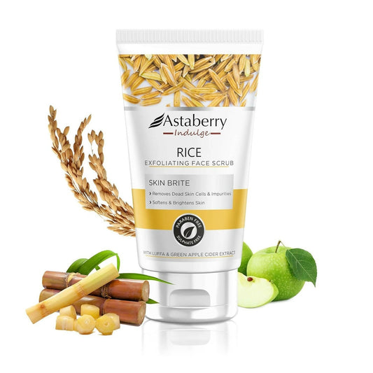 Buy Astaberry Indulge Rice Exfoliating Face Scrub from DrMediCart, Ship from India to USA