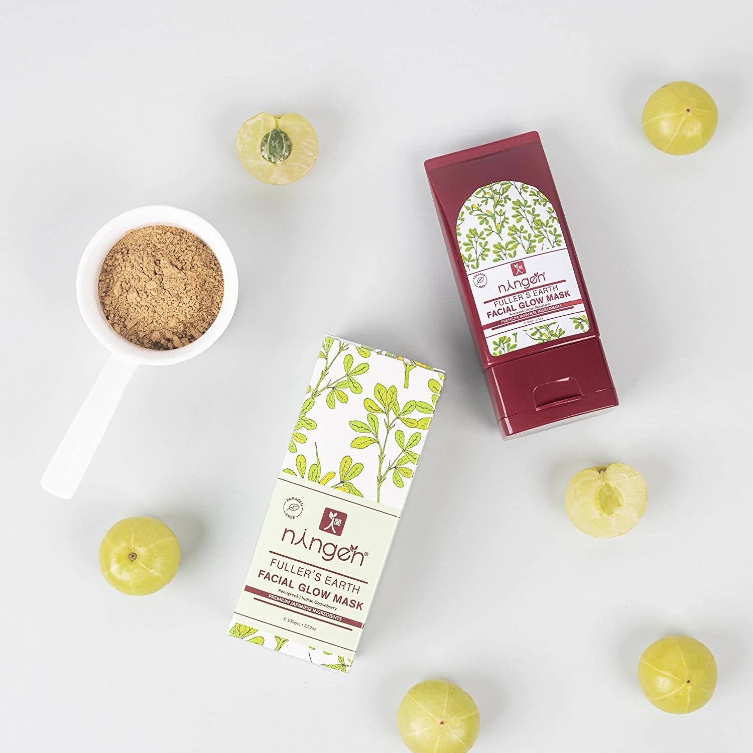 Ningen Fuller’s Earth Facial Glow Mask