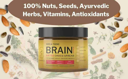 Iyurved Kids & Teens Brain Premium Dates Choco Spread