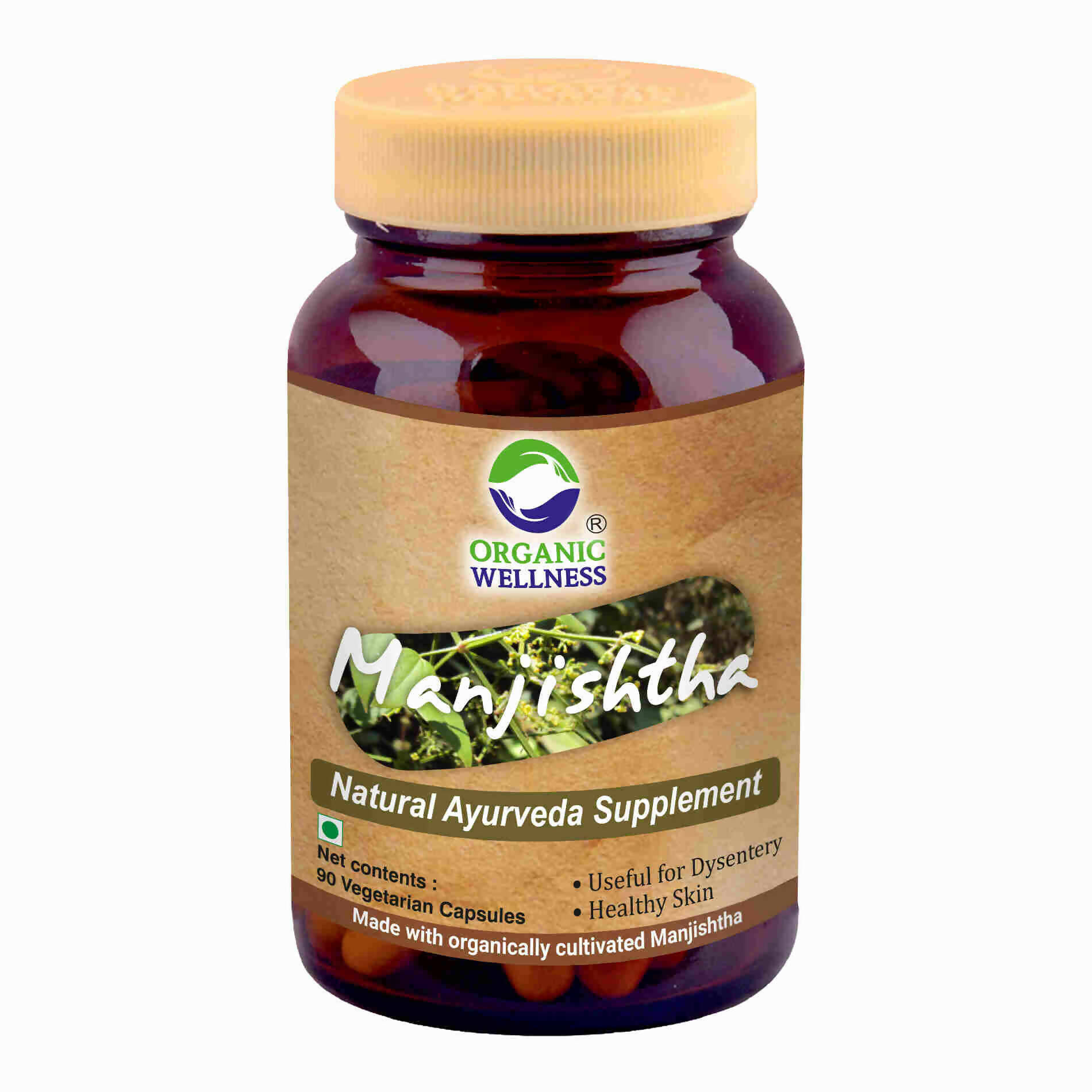 Organic Wellness Manjishtha Vegetarian Capsules