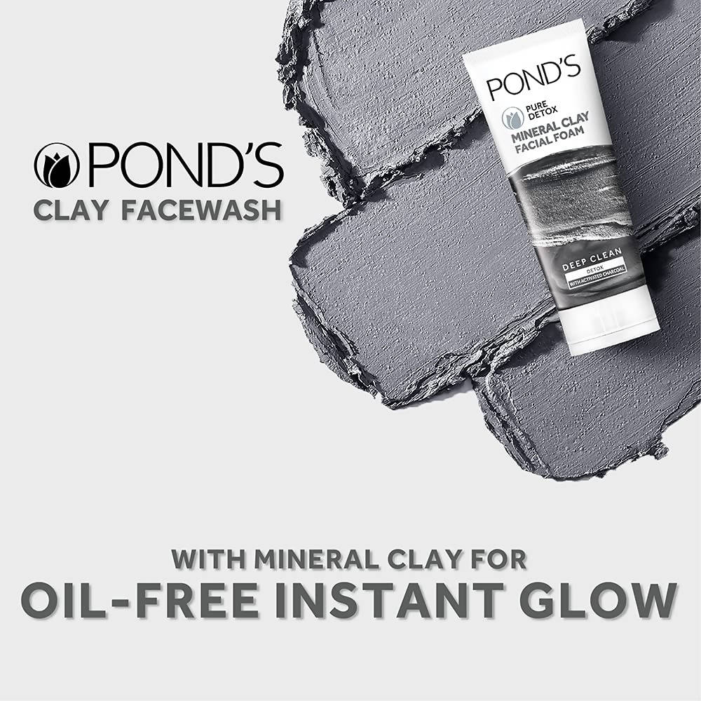 Ponds Pure cleanse  Mineral Clay Facial Foam