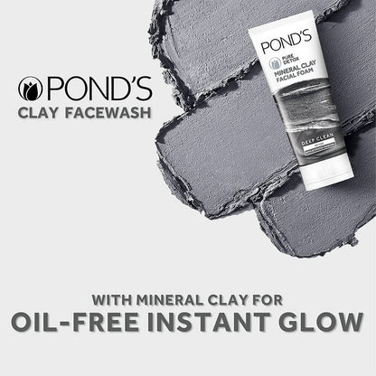 Ponds Pure cleanse  Mineral Clay Facial Foam