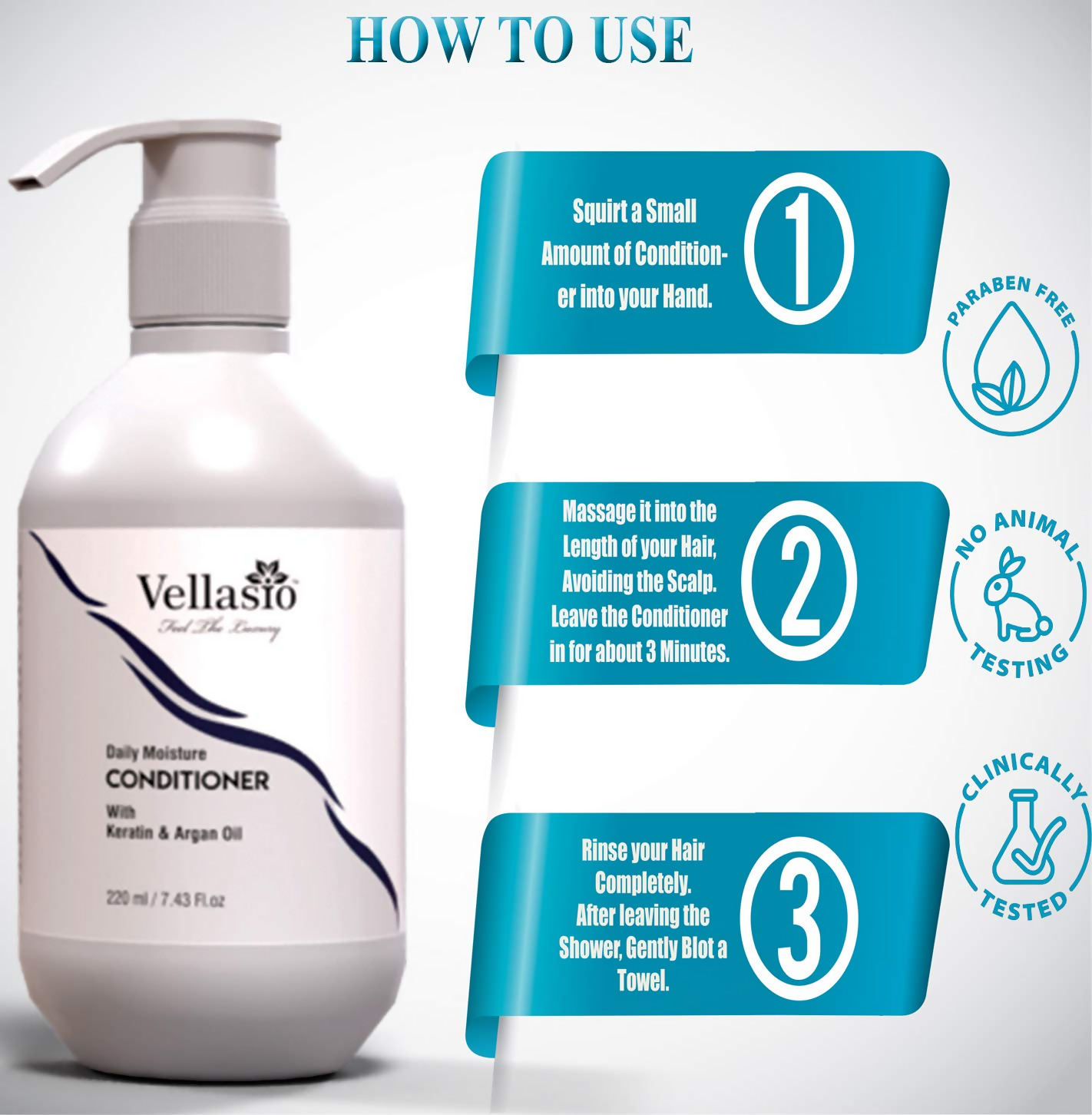 Vellasio Premium Daily Moisture Hair Conditioner