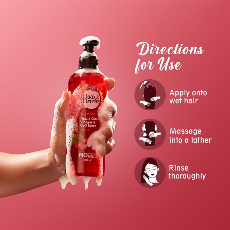 Buds & Berries Apple Cider Vinegar & Gojiberry Shampoo