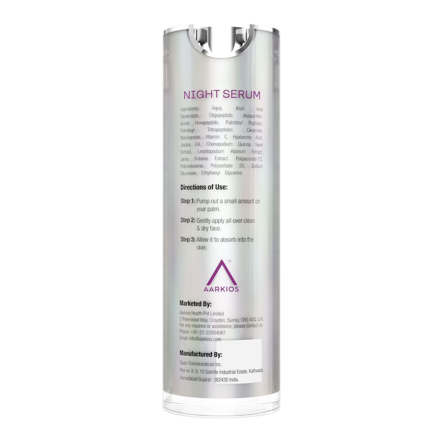 Flawless Finesse By HealthAid Night Serum
