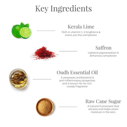 Forest Essentials Luxury Sugar Soap Lime Saffron & Oudh - Drmedicart