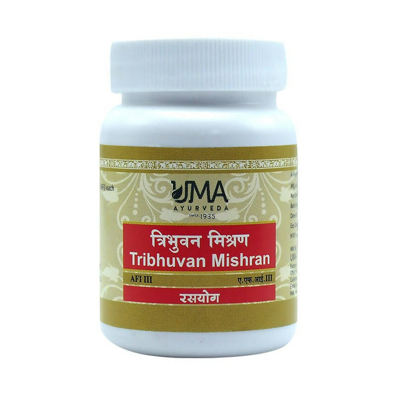 Uma Ayurveda Tribhuvan Mishran Tablets