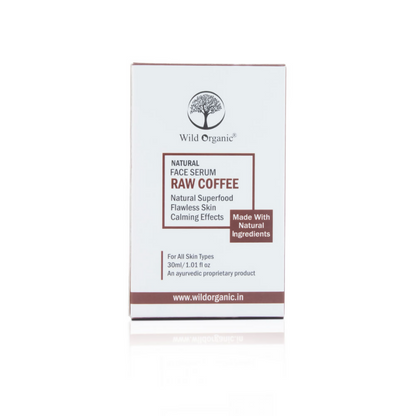 Wild Organic Natural Face Serum Raw Coffee