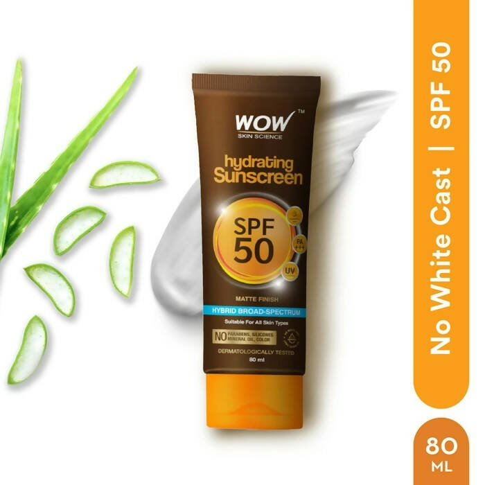 Wow Skin Science Hydrating Sunscreen Spf 50 Pa +++ - Drmedicart