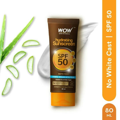 Wow Skin Science Hydrating Sunscreen Spf 50 Pa +++ - Drmedicart