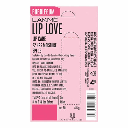 lakme lip love gelato chapstick bubblegum buy in usa