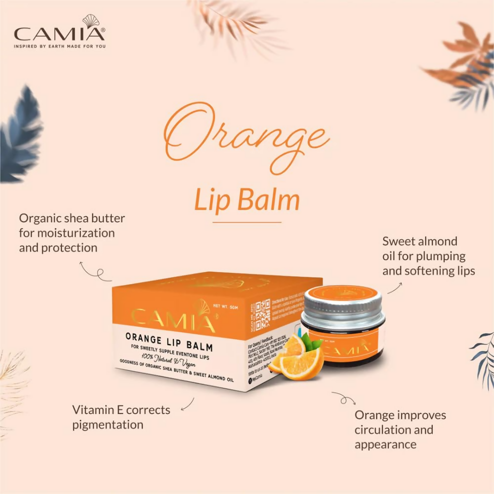 Camia Natural Orange Lip Balm