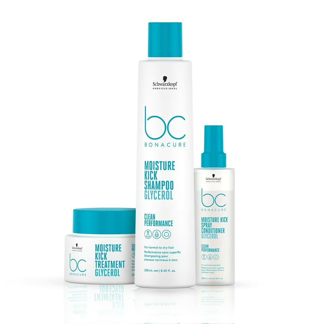 Schwarzkopf Professional New Bonacure Moisture Kick Range Clean Combo - Drmedicart
