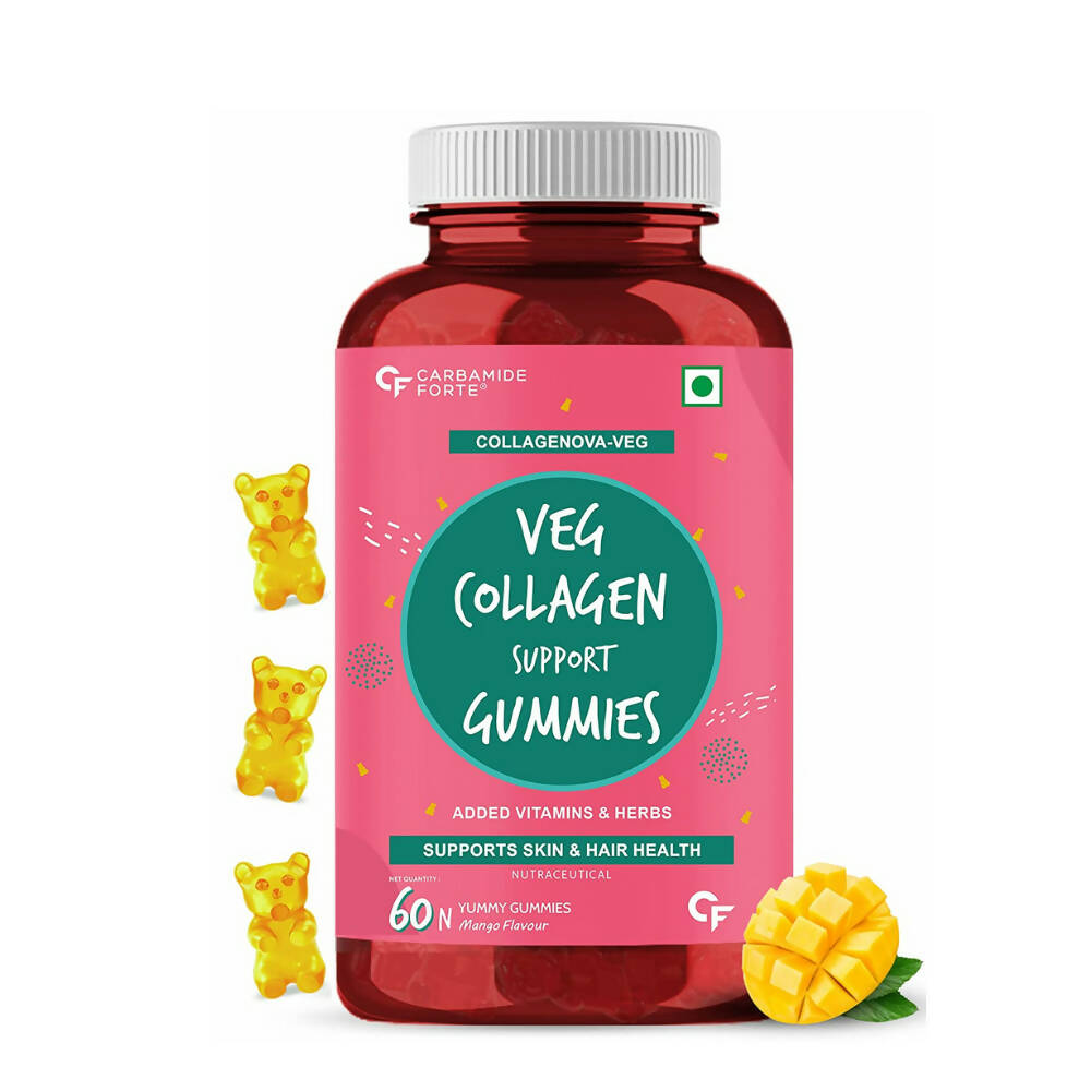 Buy Carbamide Forte Veg Collagen Support Gummies - Mango Flavor from DrMediCart, Ship from India to USA
