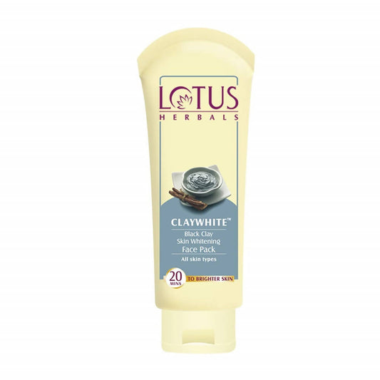 Buy Lotus Herbals Claywhite Black Clay Skin Whitening Face Pack from DrMediCart, Ship from India to USA