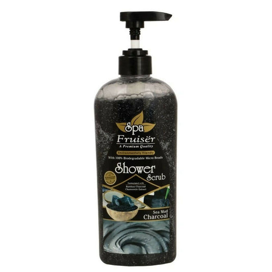 Buy Fruiser Shower Scrub With Sea Mud Charcoal from DrMediCart, Ship from India to USA
