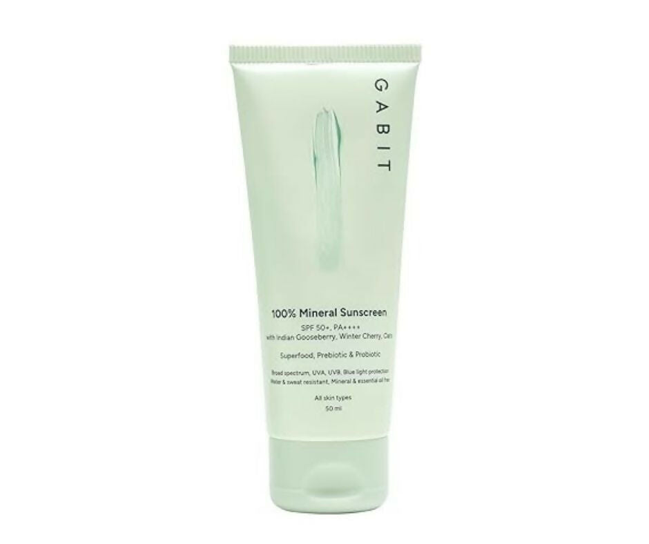 Gabit 100% Mineral Sunscreen SPF 50 PA++++