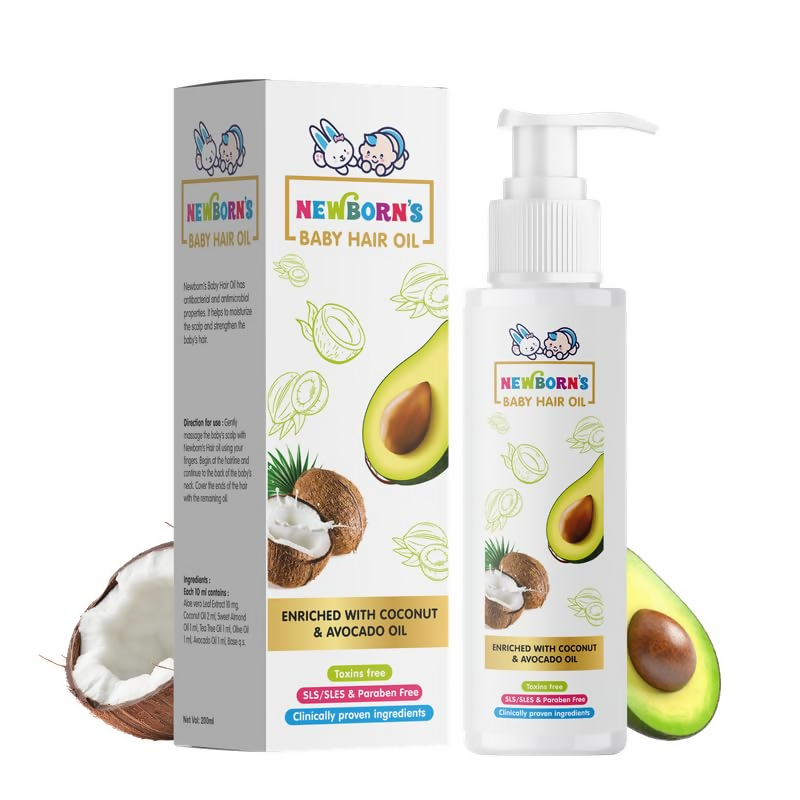 Newborn’s Nourishing Baby Hair Oil