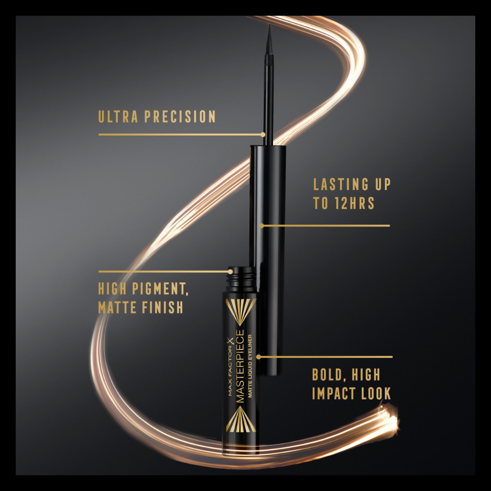 Max Factor Masterpiece Matte Liquid Eyeliner - Charcoal