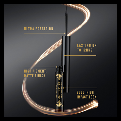 Max Factor Masterpiece Matte Liquid Eyeliner - Charcoal