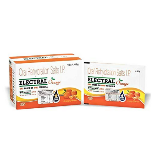 Electral FDC ORS Sachets Orange Flavour