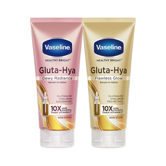 Buy Vaseline Gluta Hya Serum-in-Lotion - Dewy Radiance & Flawless Glow Combo from DrMediCart, Ship from India to USA