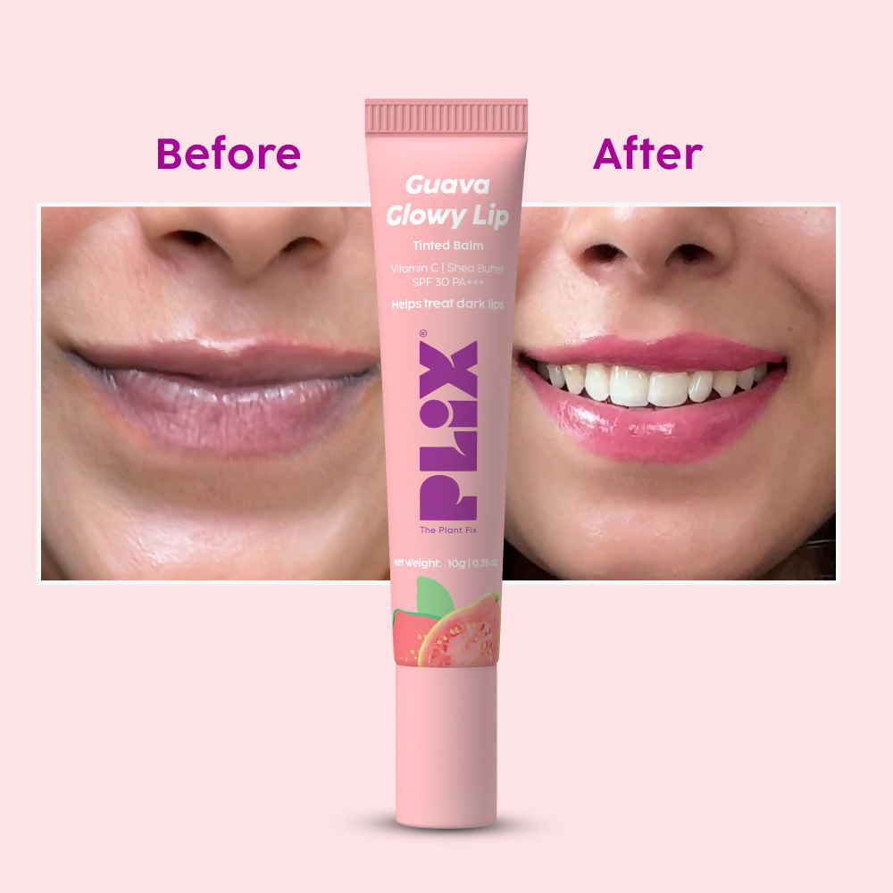 PLIX The Plant Fix Guava Glowy Lip Tinted Balm