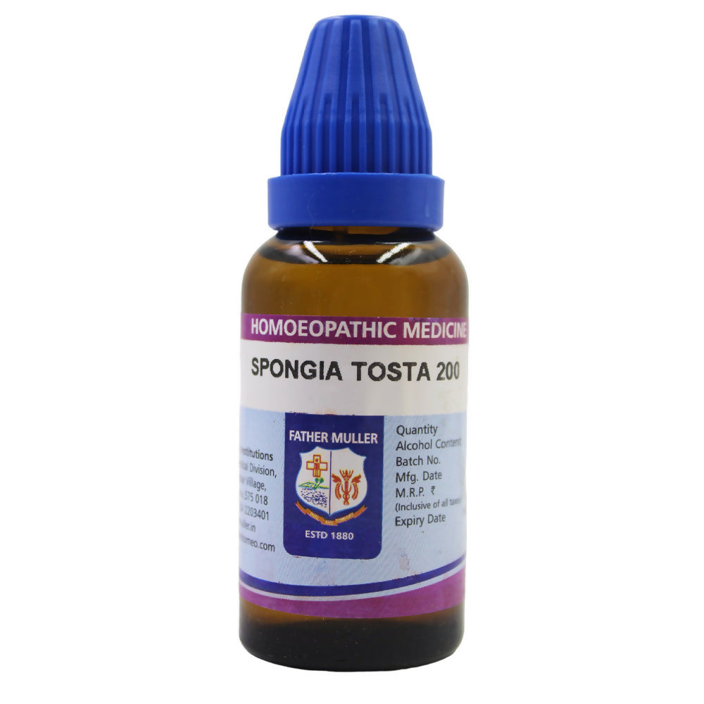 Father Muller Spongia Tosta Dilution