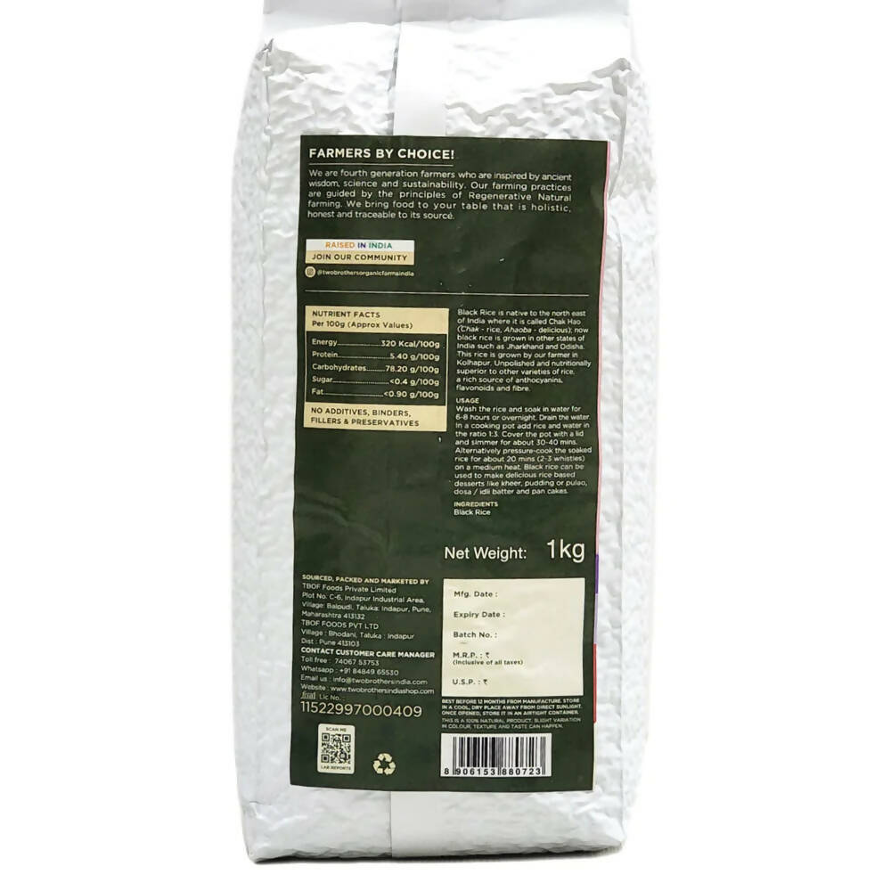 Two Brothers Organic Farms Black Rice