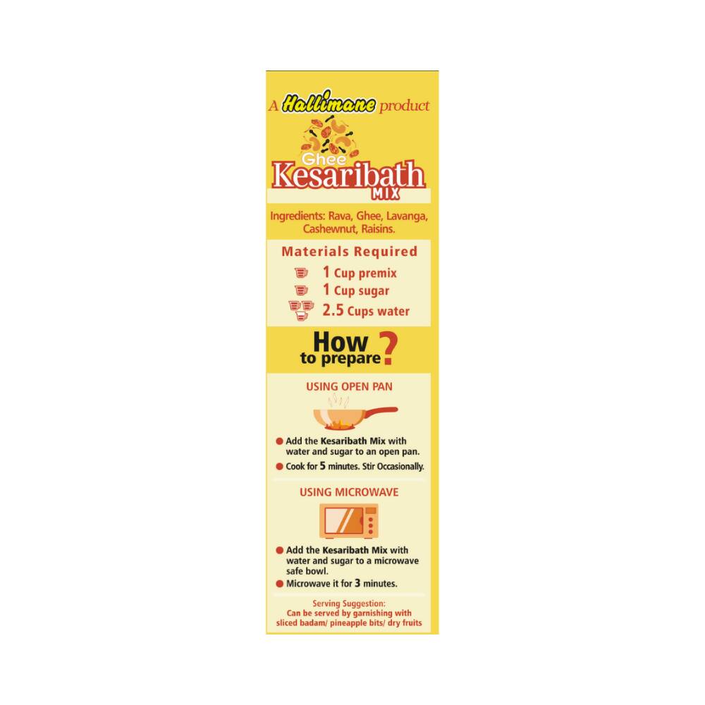 Hallimane Ghee Kesaribath Mix