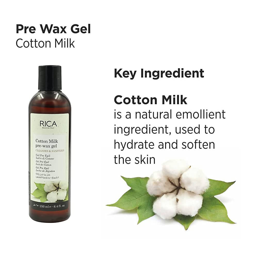 Buy Rica Cotton Milk Pre-Wax Gel from DrMediCart, Ship from India to USA