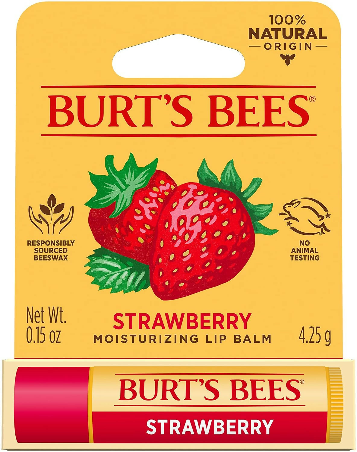 Burt's Bees Moisturizing Lip Balm - Strawberry