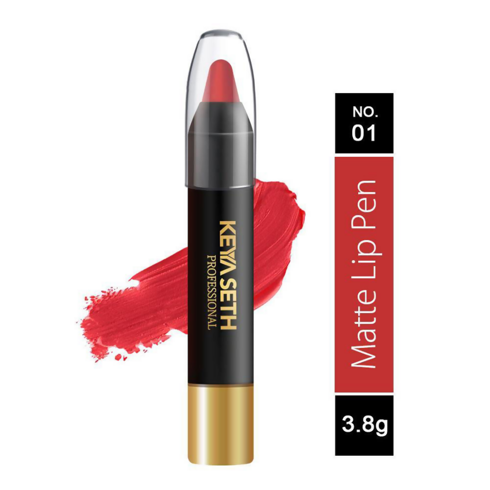 Keya Seth Professional Matte Lip Pen - Bright Red