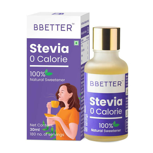 Buy BBETTER Stevia Zero Calorie Drops Natural Sweetener from DrMediCart, Ship from India to USA