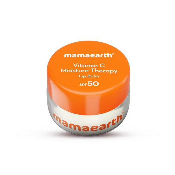 Mamaearth Vitamin C Moisture Therapy Lip Balm SPF 50 with Vitamin C & Honey For Lip Lightening