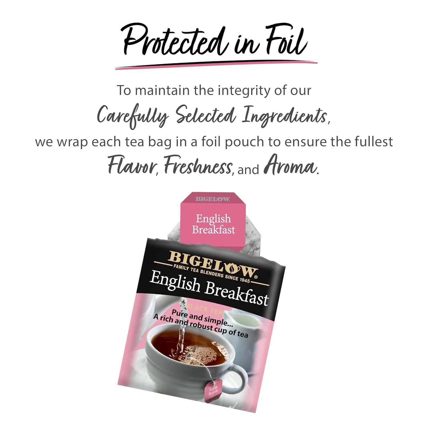 Bigelow Tea English Breakfast Black Tea Freshness & Aroma Caffeinated