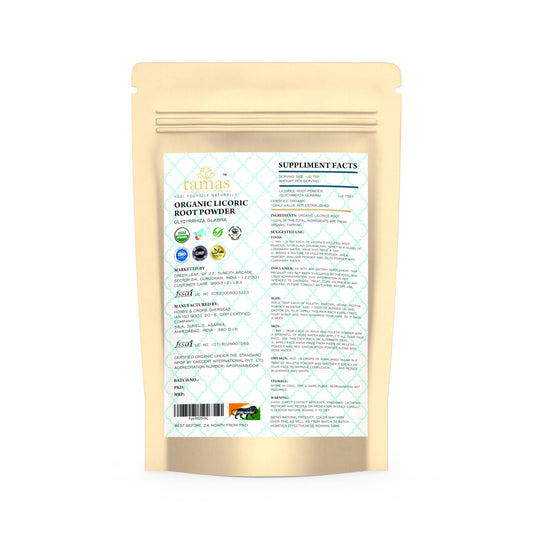 Buy Tamas Pure Ayurveda Superfood Organic Licorice Root Powder from DrMediCart, Ship from India to USA