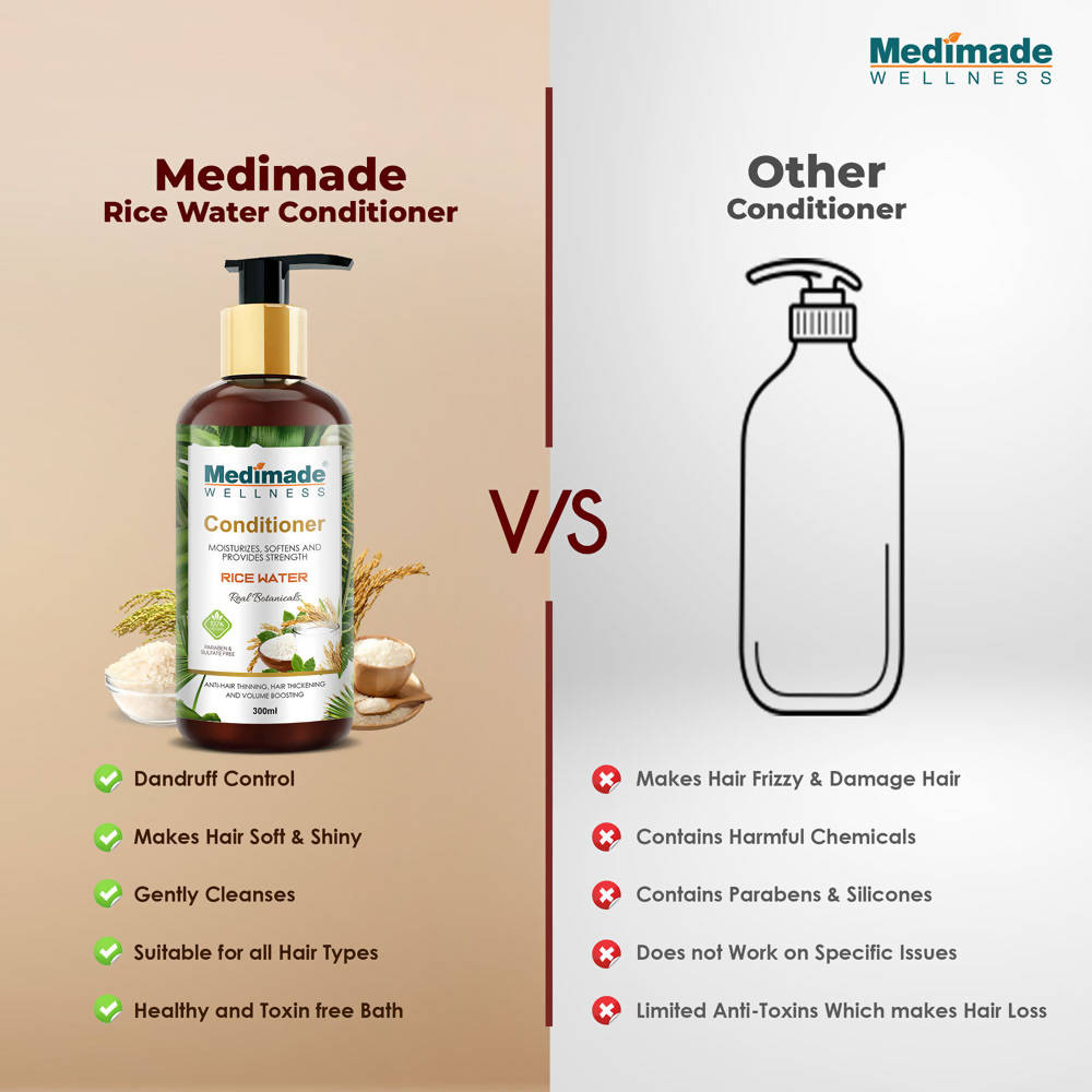 Medimade Wellness Rice Water Hair Conditioner - DrMediCart