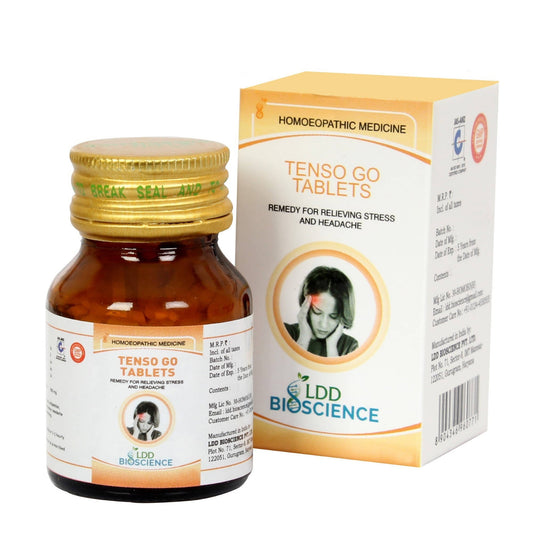 Buy LDD Bioscience Homeopathy Tenso Go Tablets from DrMediCart, Ship from India to USA