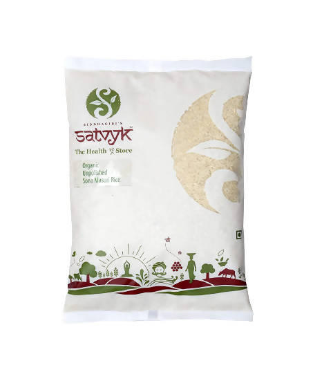 Buy Siddhagiri's Satvyk Organic Unpolished Sona-Masuri Rice from DrMediCart