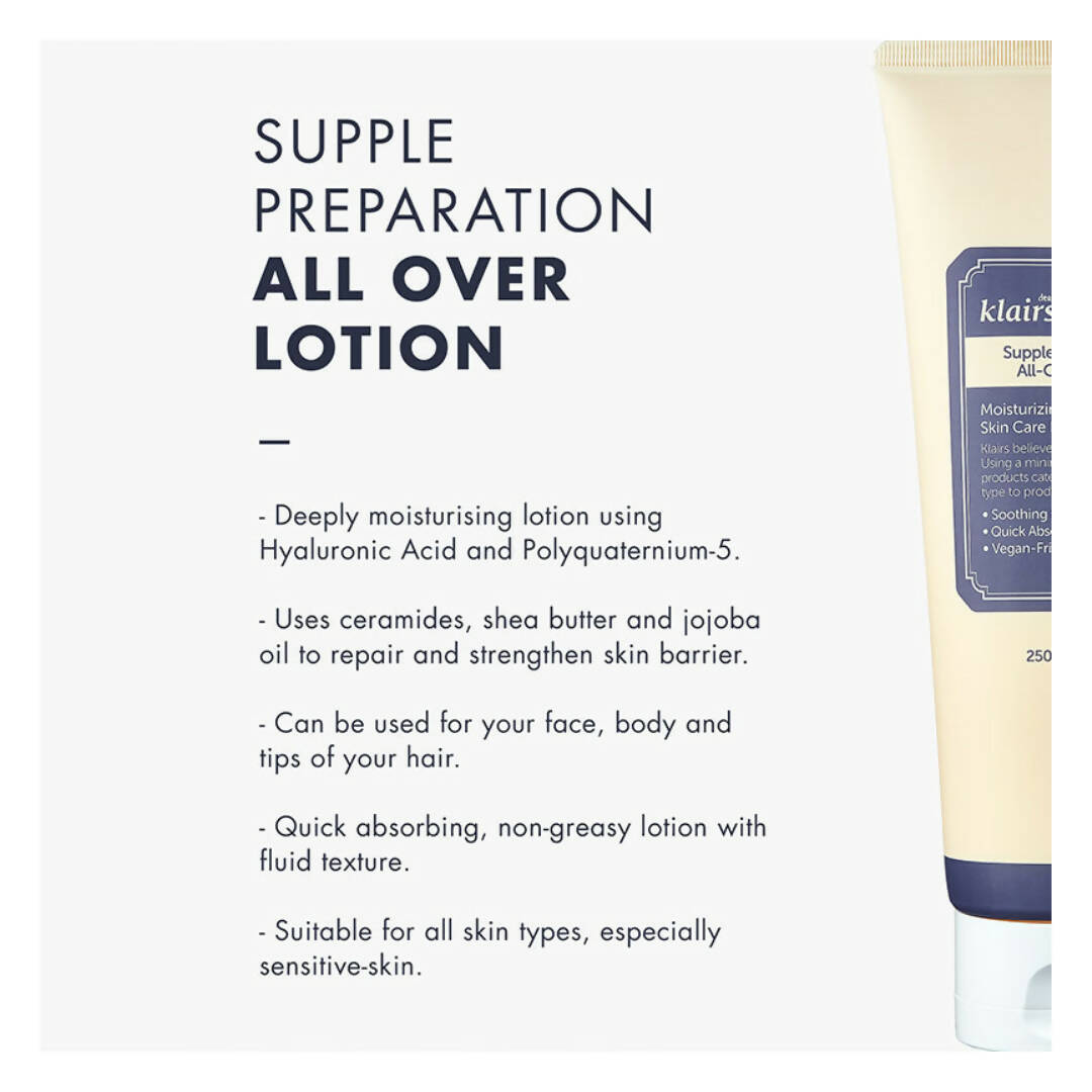 Dear Klairs Supple Preparation All Over Lotion