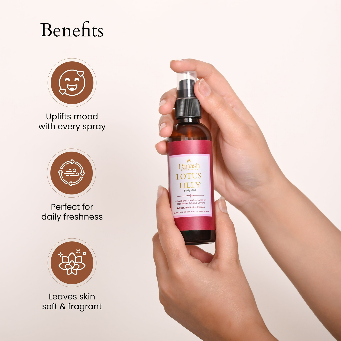 Panash Lotus Lilly Body Mist