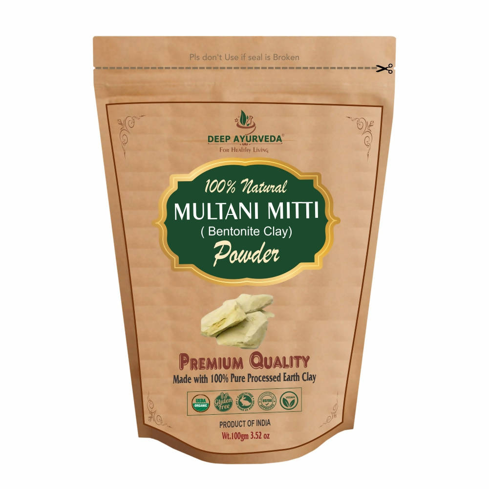 Buy Deep Ayurveda Natural Multani Mitti from DrMediCart, Ship from India to USA