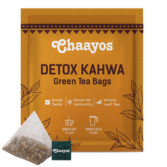 Buy Chaayos Detox Kahwa Green Tea Bags from DrMediCart