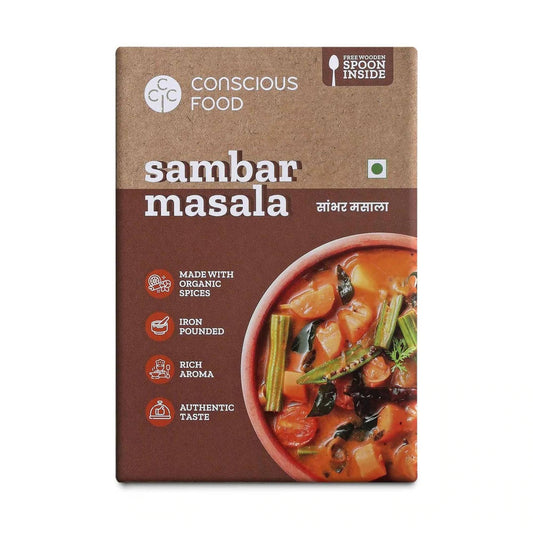 Buy Conscious Food Sambar Masala Powder from DrMediCart, Ship from India to USA