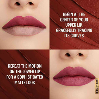 Lakme Forever Matte Lipstick, Made With French Rose Oil Extracts - Pink Geranium