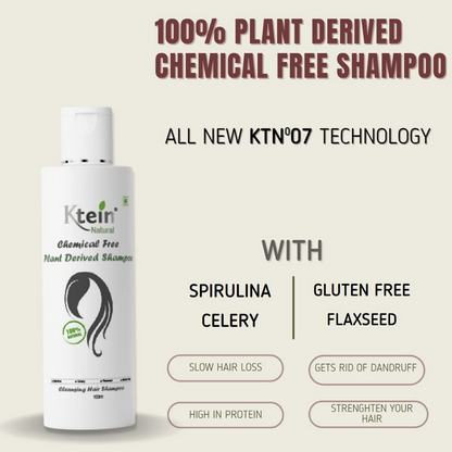 Ktein Natural Chemical Free Plant Derived Shampoo & Conditioner Combo