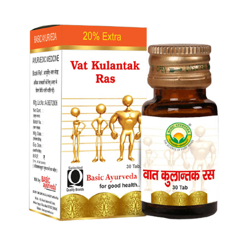 Buy Basic Ayurveda Vata Kulantak Ras Tablets from DrMediCart, Ship from India to USA